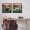 Stupell Industries Country Valley Horses Grazing 2pc Floater Framed Canvas Wall Art Set Design by Kevin Daniel
